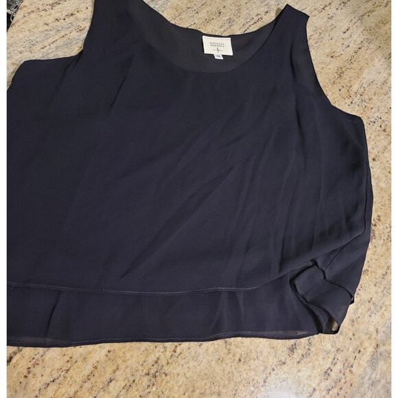 Vtg Kathleen Sommers Rayon Sleeveless Round Neck Tank Top Sz M Layered USA - Picture 6 of 12